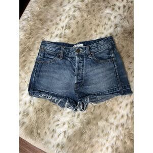 Free People 100% cotton button fly shorts - size 25